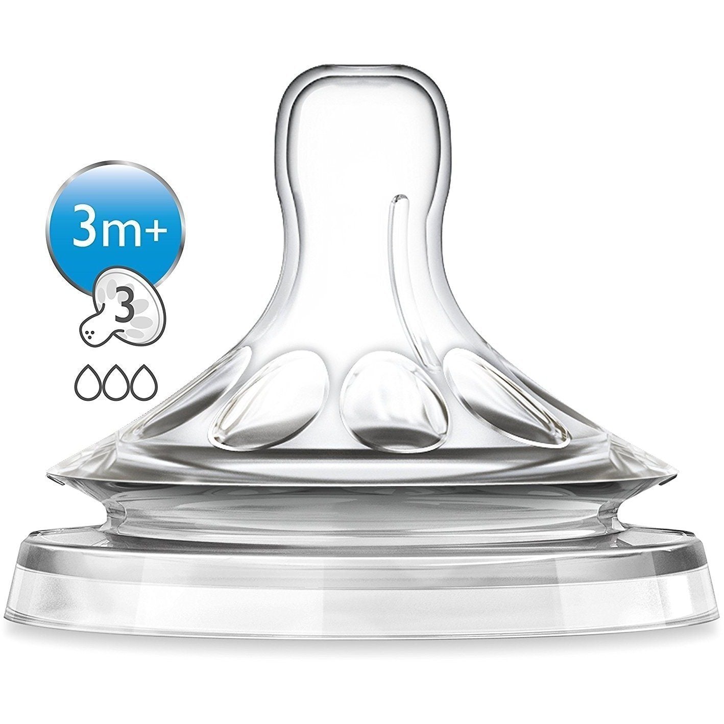 Bicos Philips AVENT Natural Response 3.0 - Pack com 2 Pétalas