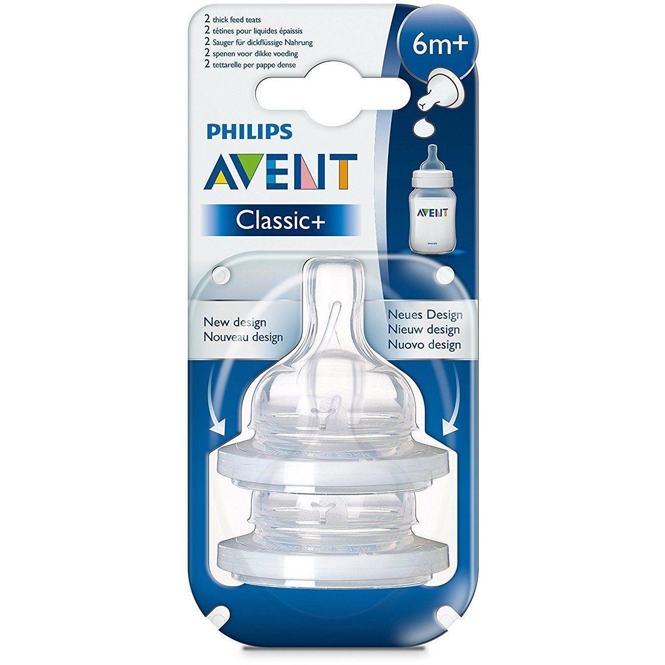 Philips AVENT Classic - Kit com 2 Bicos Extras Classic