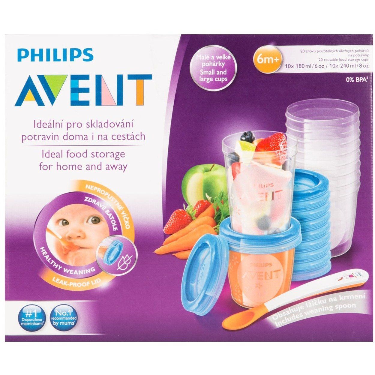 Philips Avent Kit VIA Armagenagem de Comida/Leite