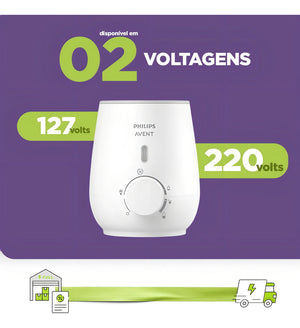 Aquecedor De Mamadeiras 127v - SCF355/07 Philips Avent