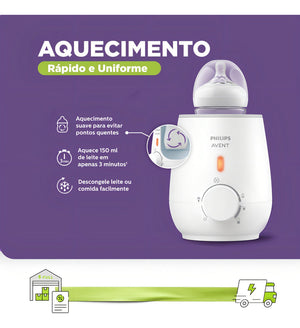 Aquecedor De Mamadeiras 127v - SCF355/07 Philips Avent