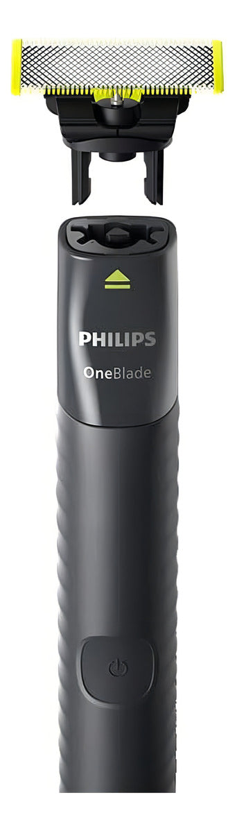 Aparador de Pelos Philips OneBlade QP1424/10 na Cor Cinza chumbo - Bivolt