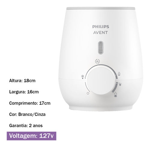 Aquecedor De Mamadeiras 127v - SCF355/07 Philips Avent